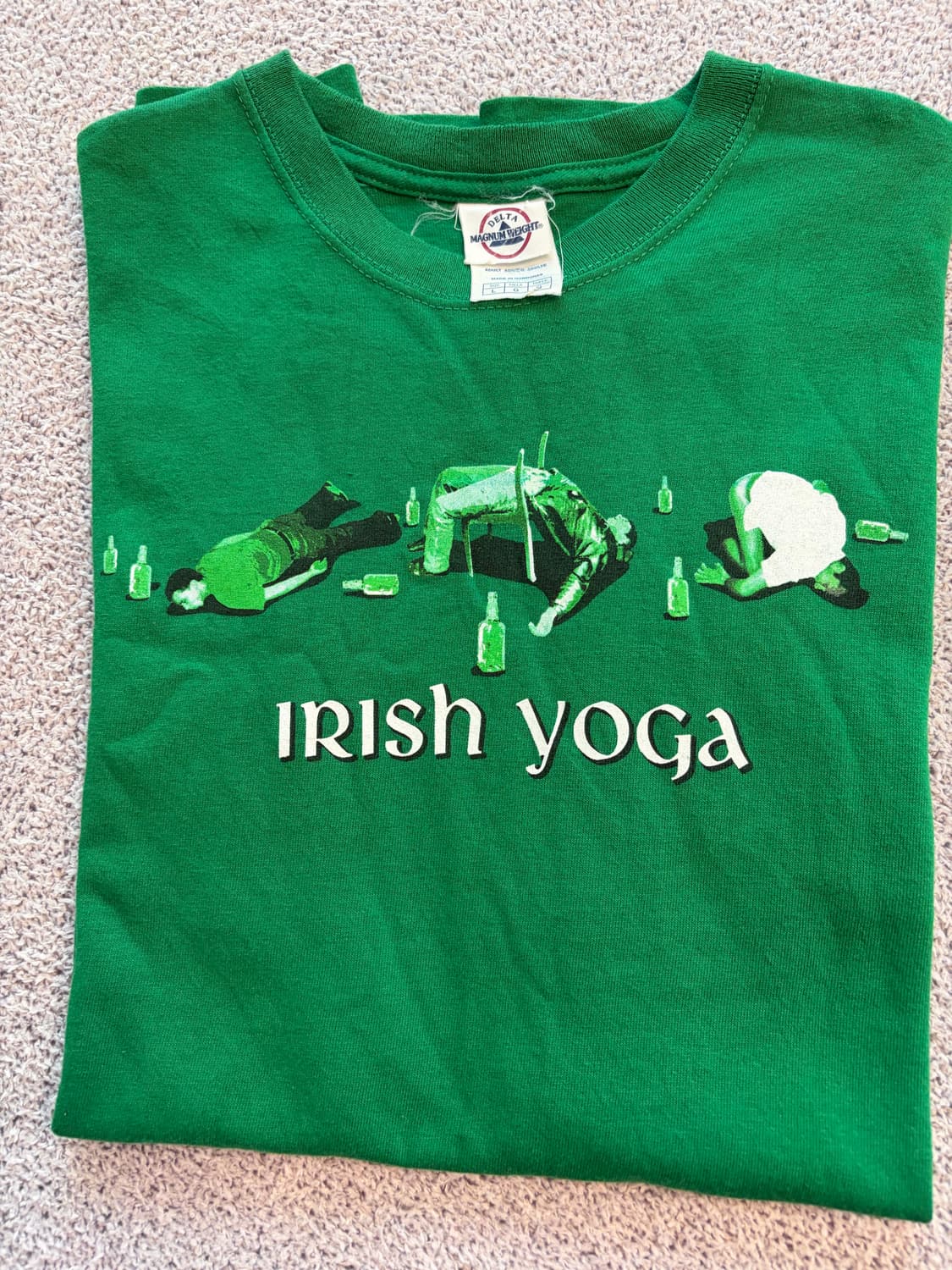00s irish yoga 티셔츠 아이리쉬 요가 유머 티 상품이미지2