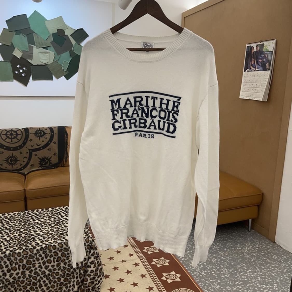 마리테 프랑소와 저버 빅로고 캐주얼 오버핏 니트 L C09176 상품이미지3