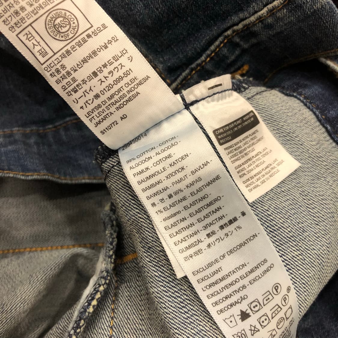 리바이스 크롭 데님 트러커 자켓 상품이미지6