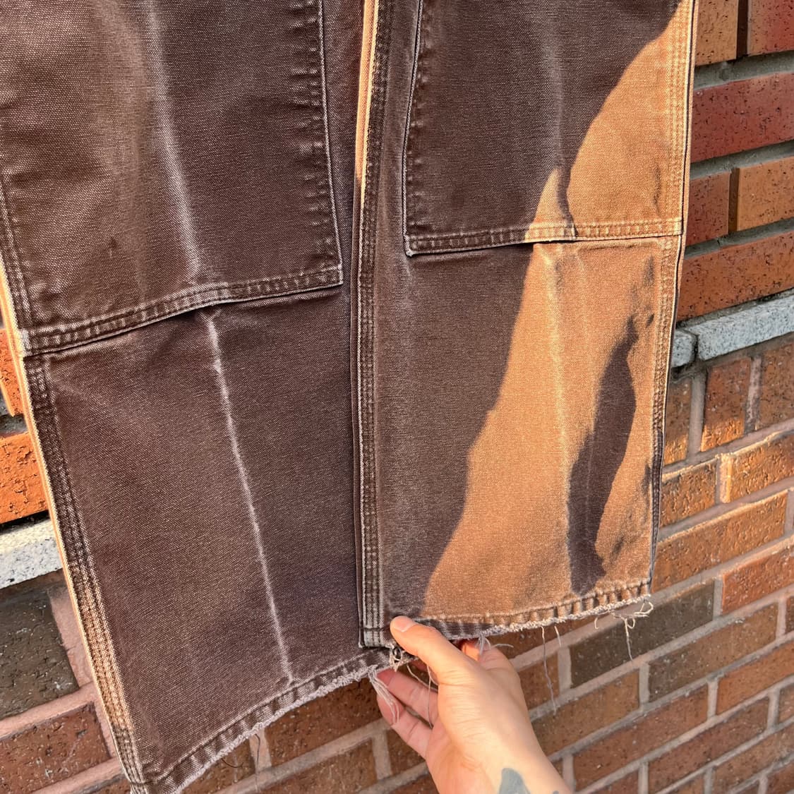 칼하트 브라운 더블니 워크 팬츠 (35“) 상품이미지3