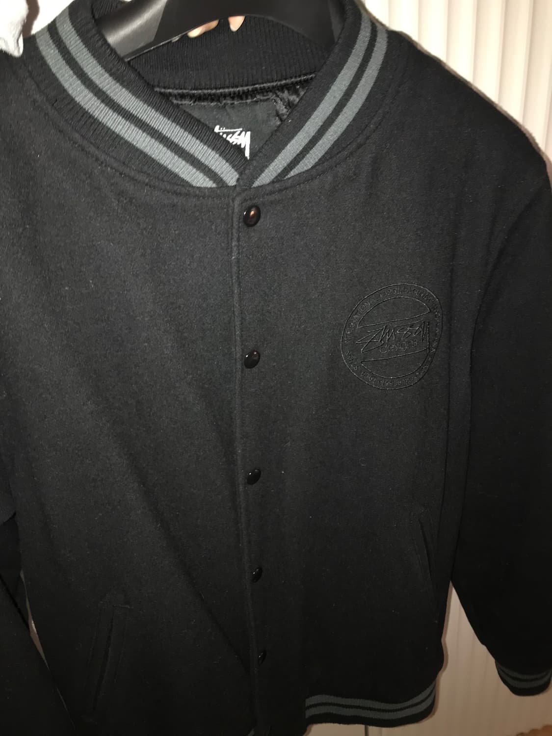 스투시 스톡로고 울 바시티 자켓 l 상품이미지1