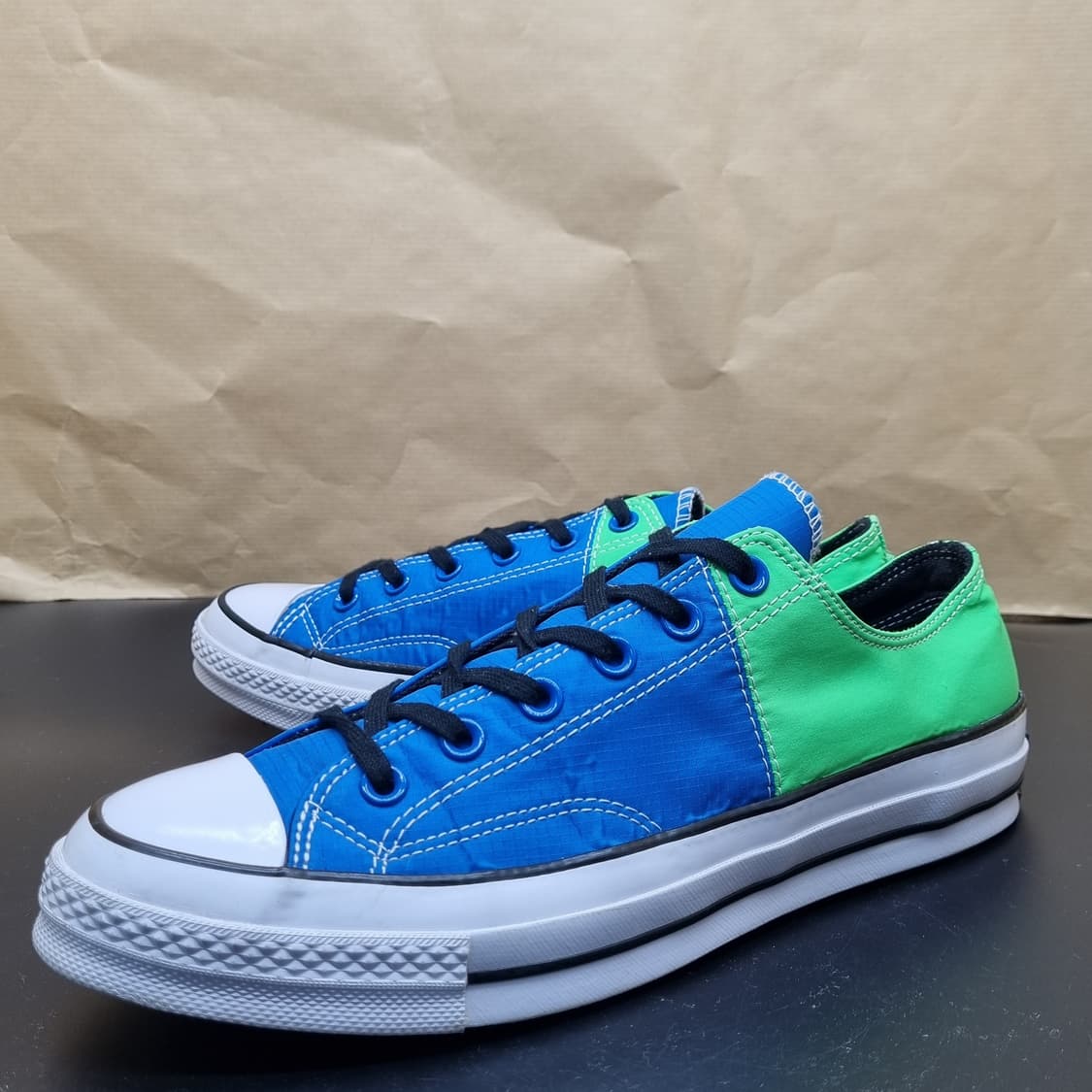 컨버스 척70 OX 블루그린 나일론 스니커즈265 상품이미지1