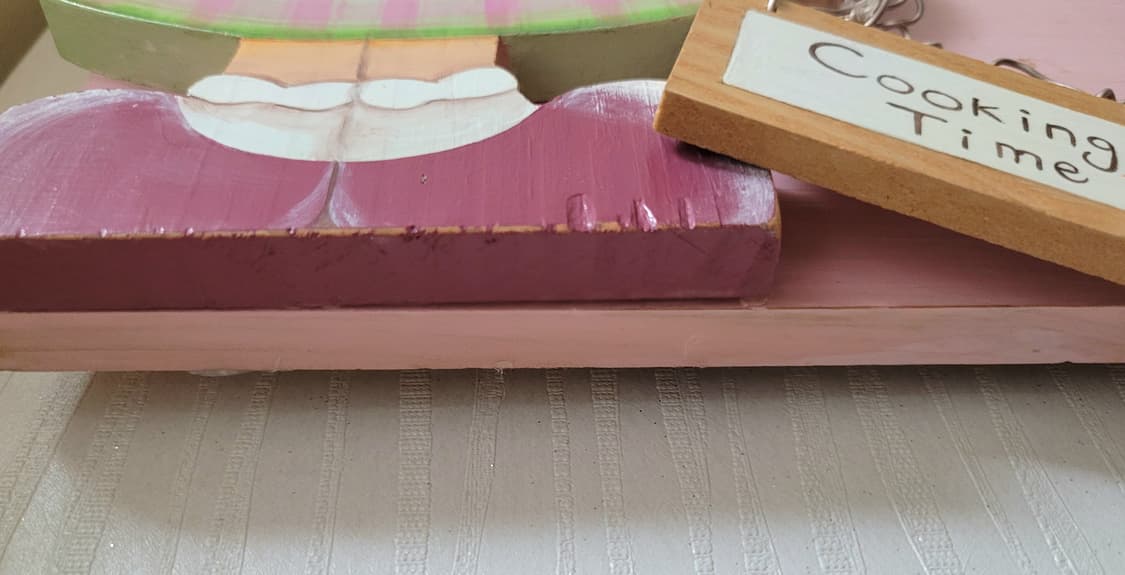[Handmade] 아카시아 원목, 빈티지 무드 포크아트 헹거 🎨🍒 상품이미지4