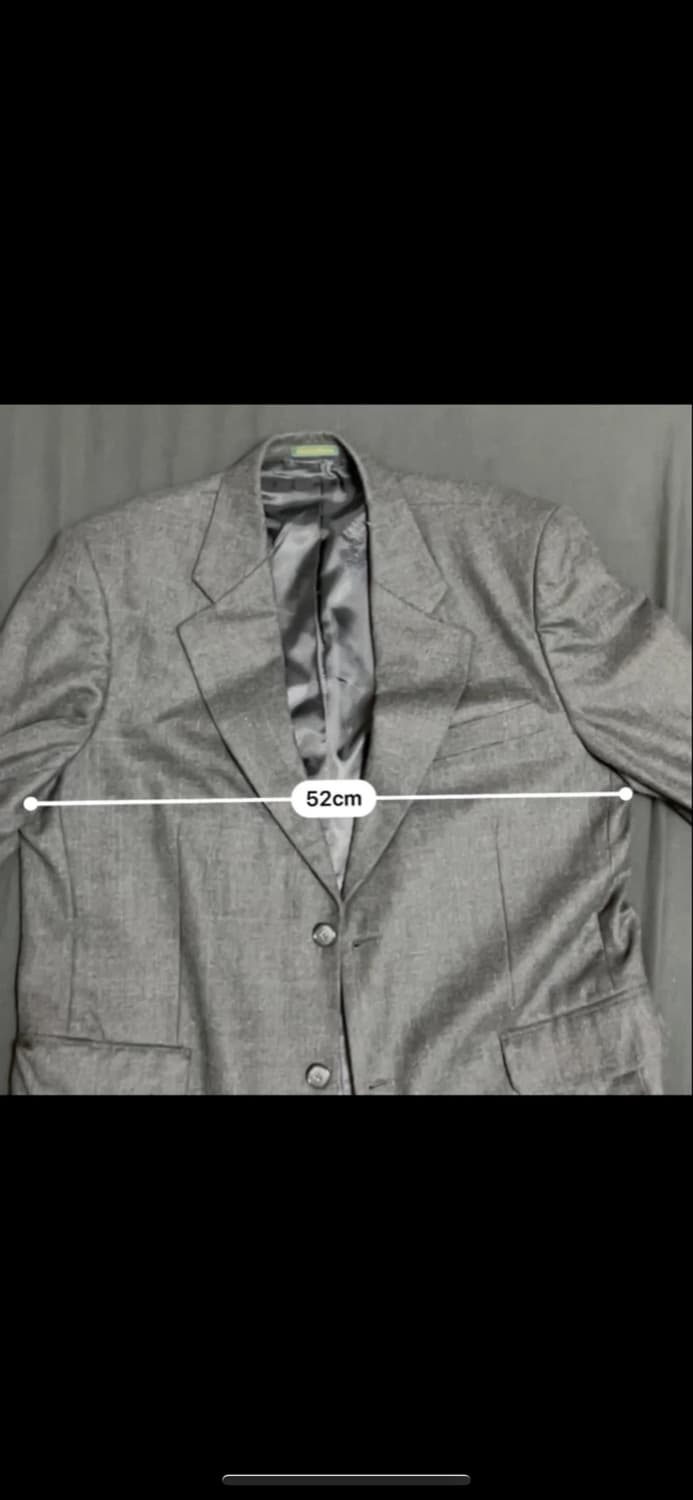 빈티지 오버사이즈 블레이저 자켓 그레이 상품이미지5