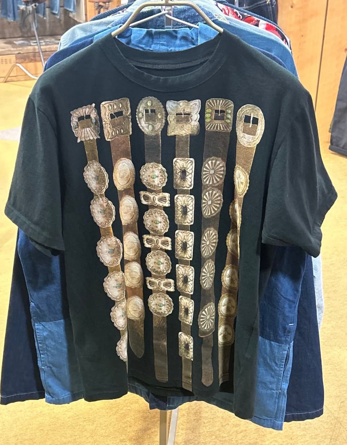 품절제품/미개봉새상품] kapital 캐피탈 콘초 천축 벨트 반팔 티셔츠 상품이미지2