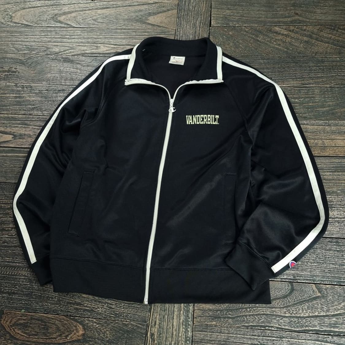 [챔피온] 빈티지 져지 트랙탑 집업 자켓 블랙 M18828 상품이미지1