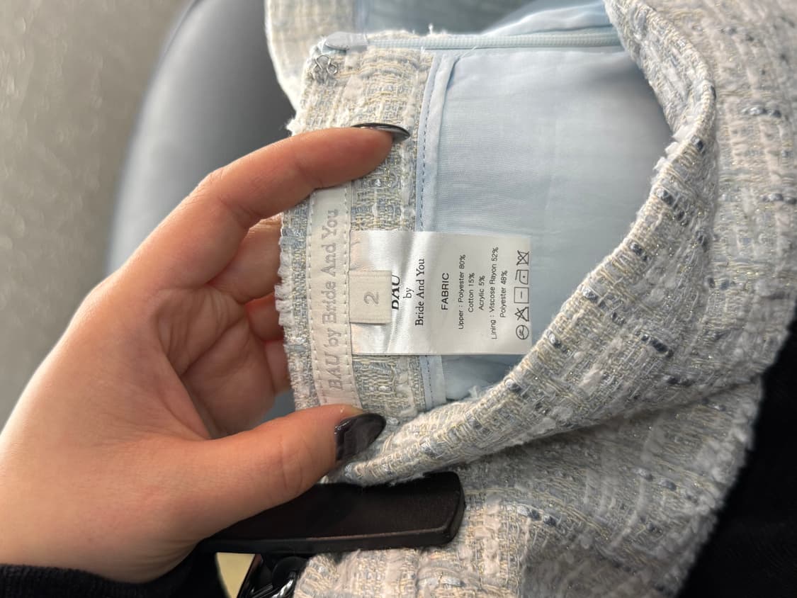 BAU  by Bride And You 트위드 롱 스커트 Size 2 상품이미지4