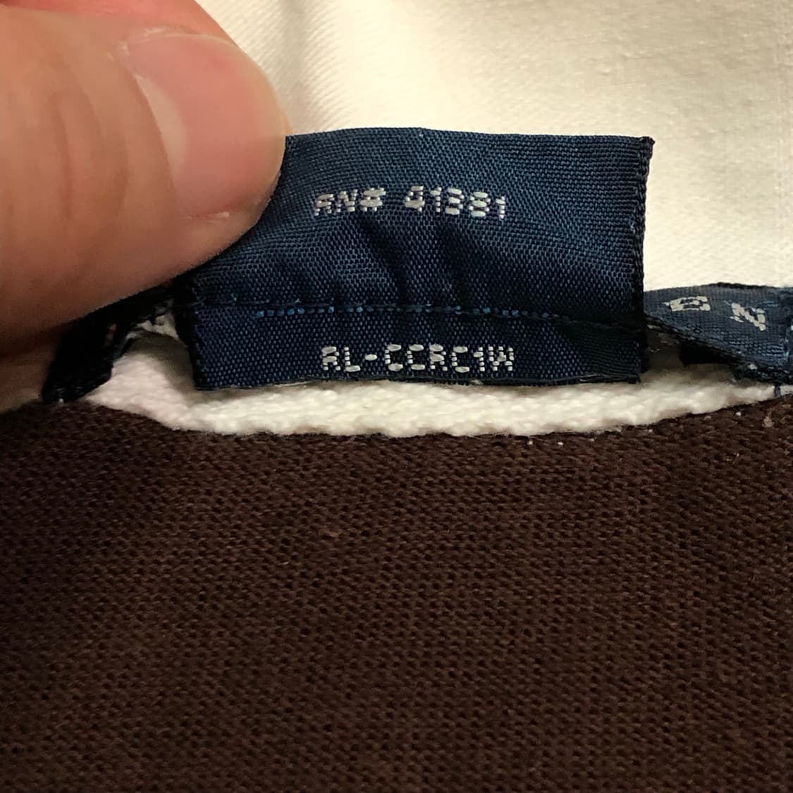 폴로 랄프로렌 트리플 포니 브라운 럭비티 상품이미지7