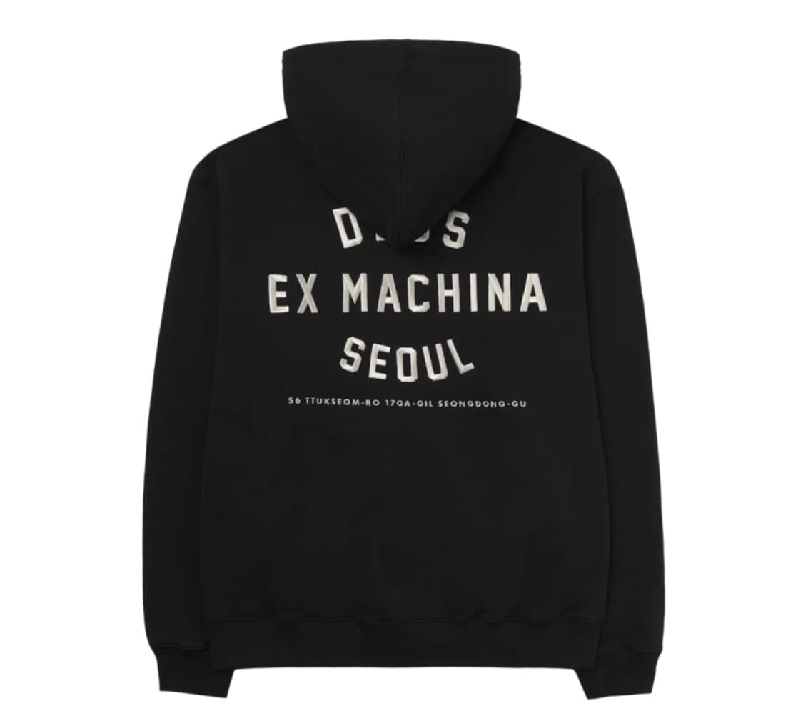 데우스 후드집업 블랙 S 상품이미지2