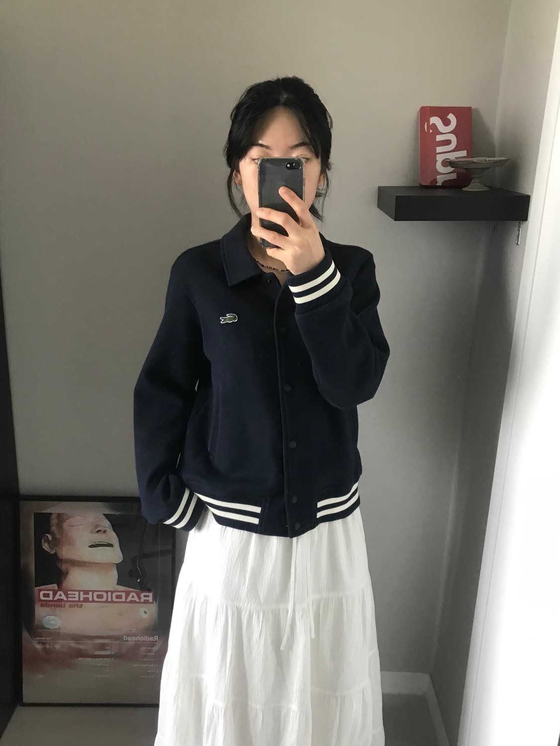 대장급 라코스테 신형택 바시티 카라 자켓 상품이미지1