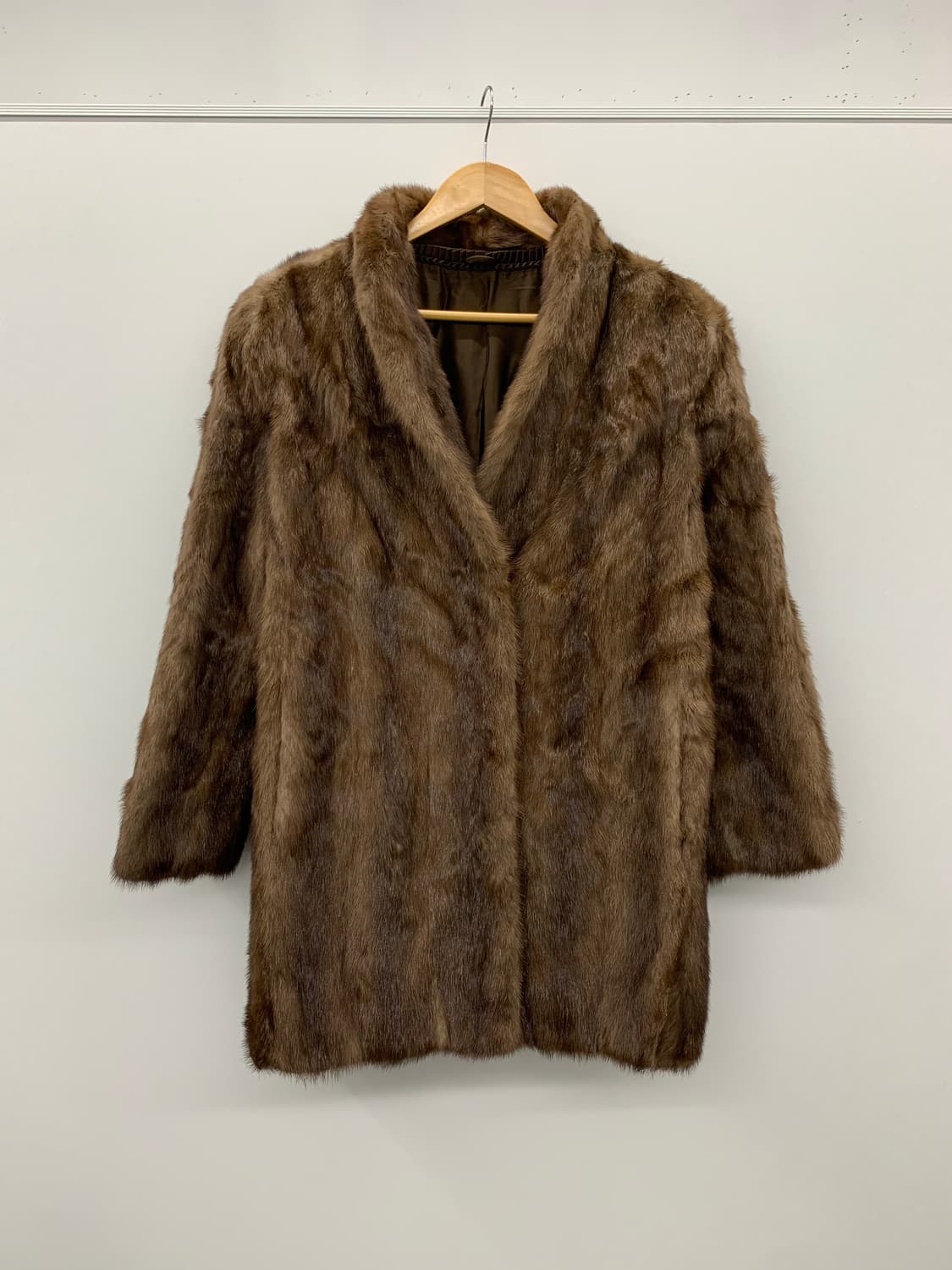 재팬 테디브라운 밍크 코트 상품이미지3