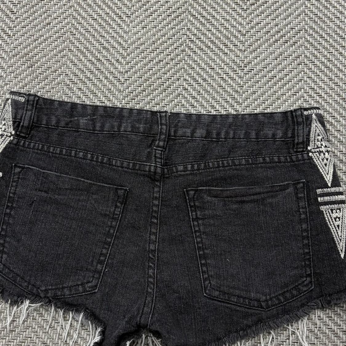 빌라봉 자수 데님 숏팬츠 v2617 상품이미지4