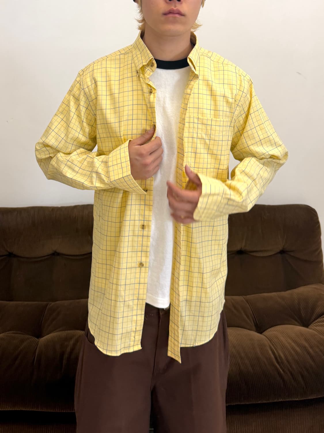 L.L.Bean 빈티지 코튼 워크 셔츠 상품이미지3