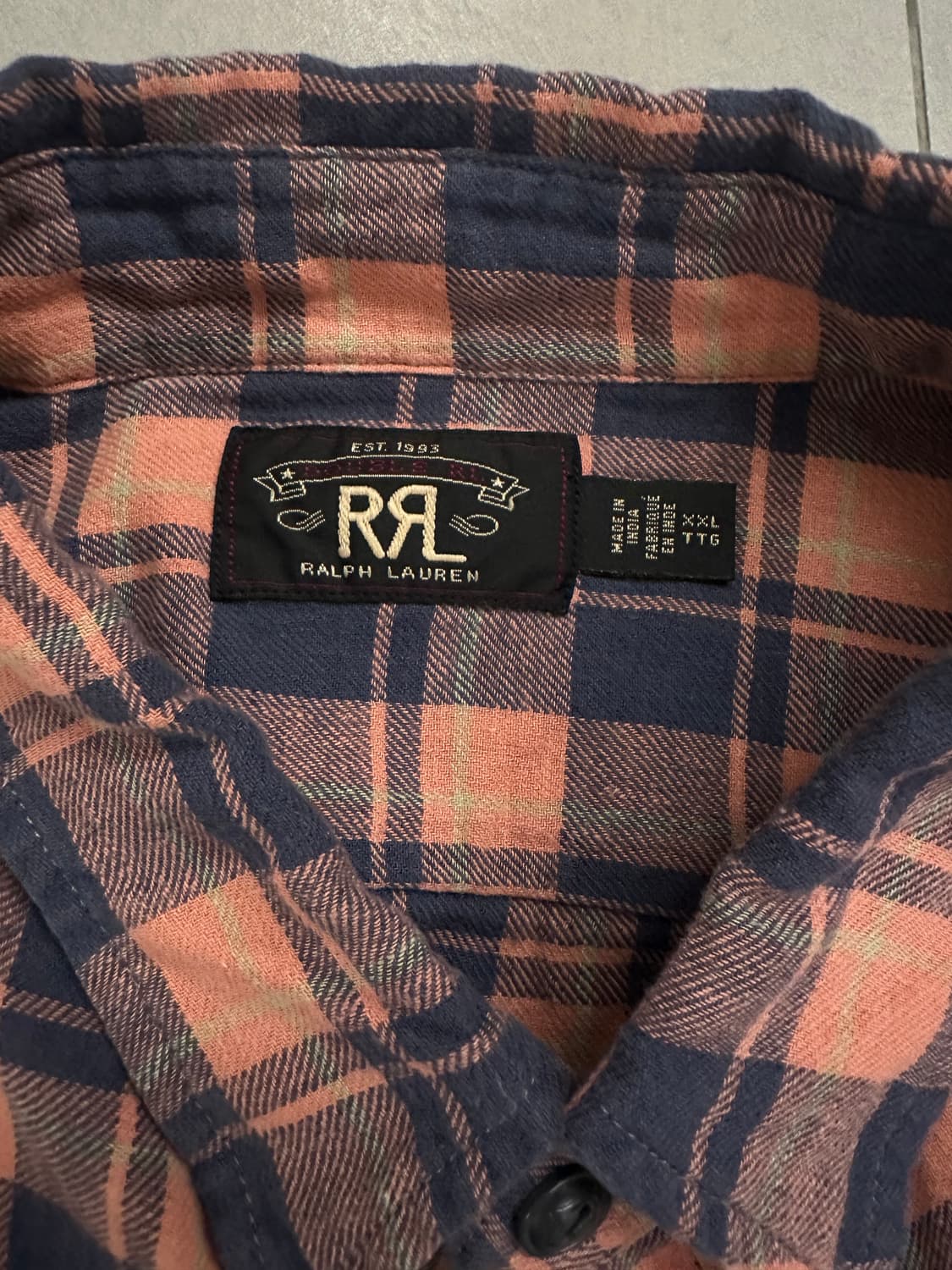RRL 셔츠 xxl 상품이미지1