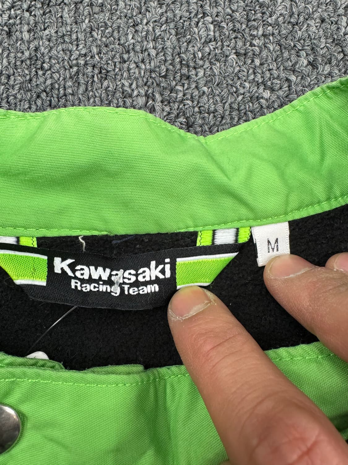 M)가와사키 빈티지 스포츠 바이커 봄버자켓 상품이미지7