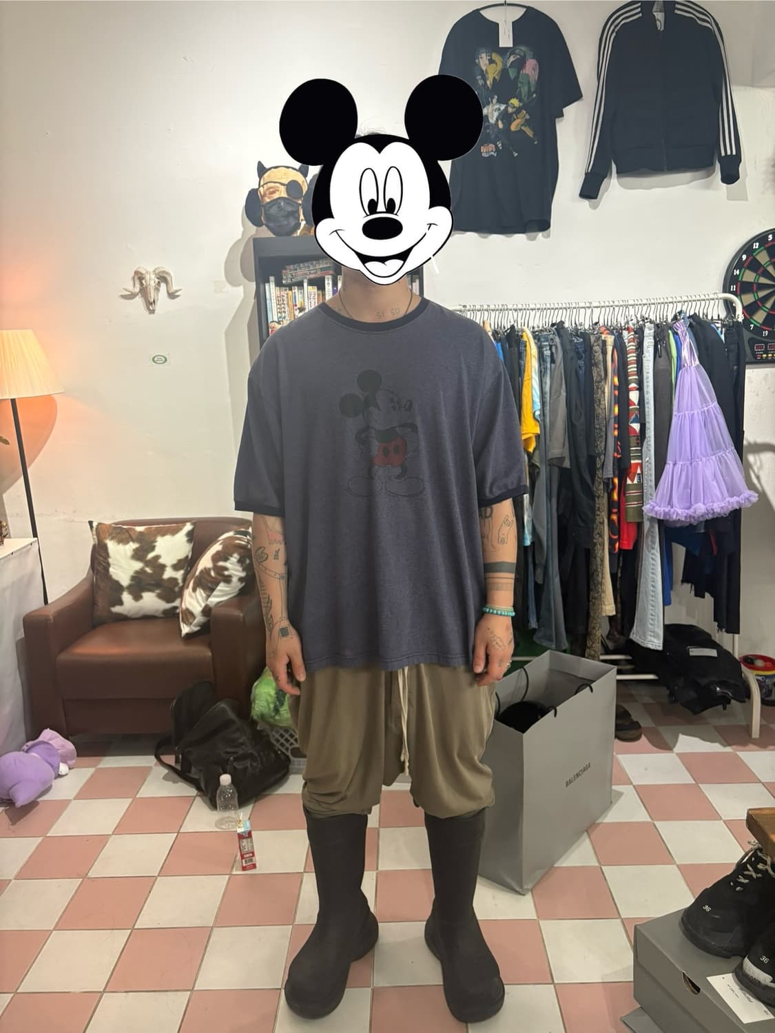 TTF✳️disney 미키마우스 링거티 상품이미지1