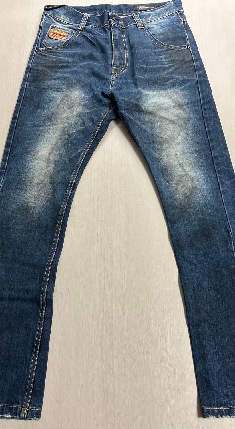 빈티지 워싱 데님 포켓 포인트 상품이미지2