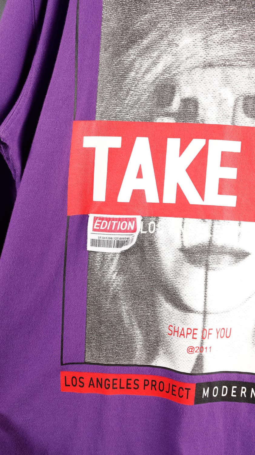 랩 핏 투 오버사이즈 티셔츠 상품이미지2