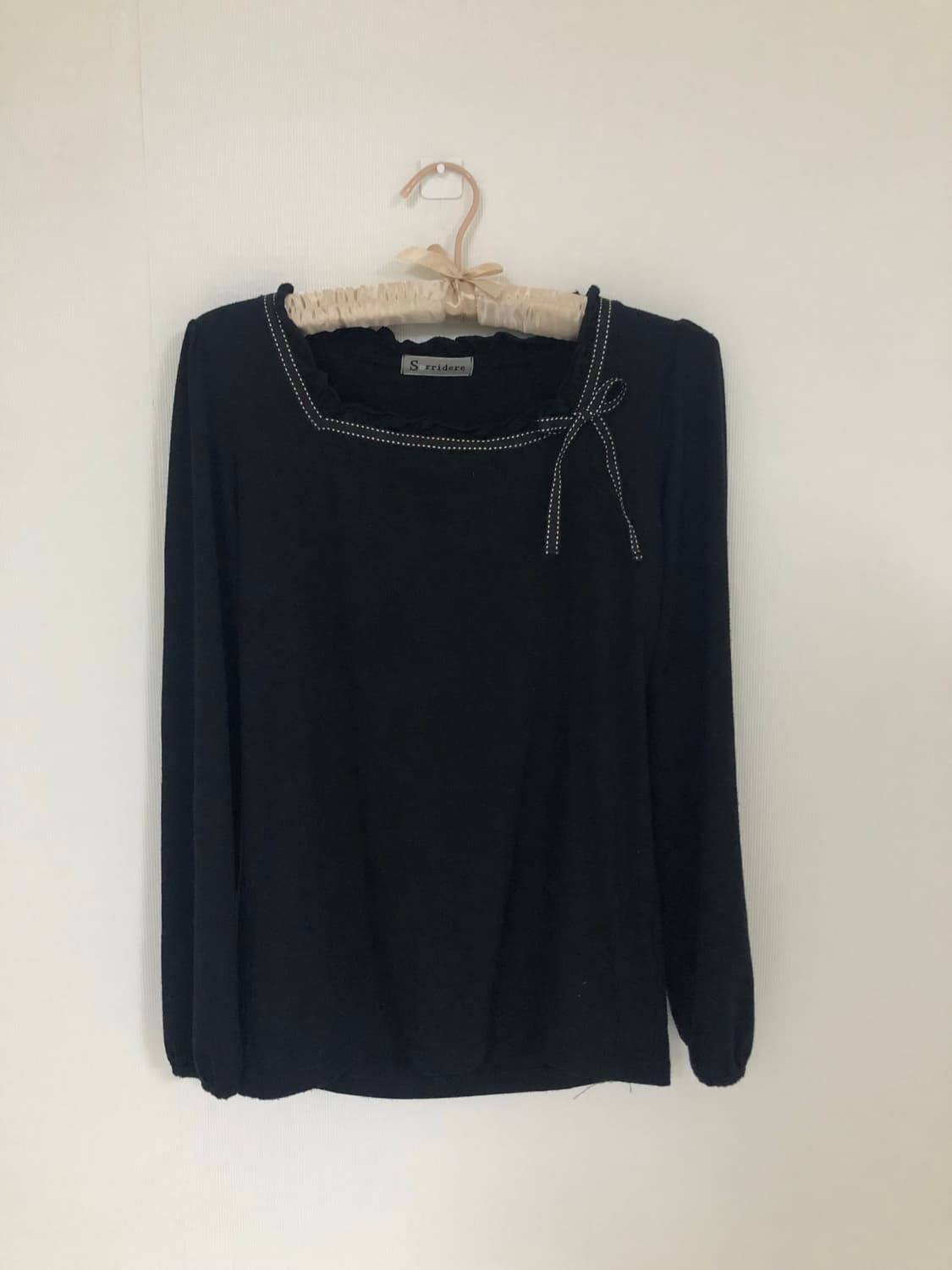 블랙 리본 롱슬리브 상품이미지1