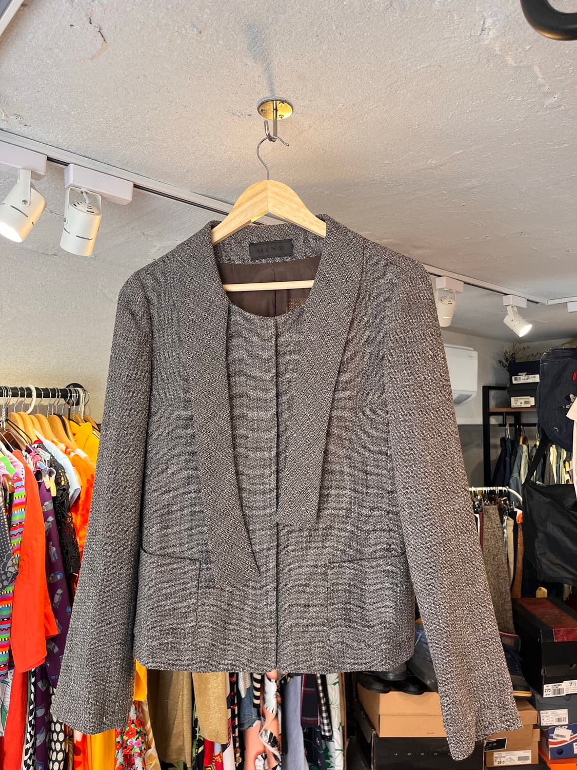 마인 리본 디테일 블레이저 상품이미지1