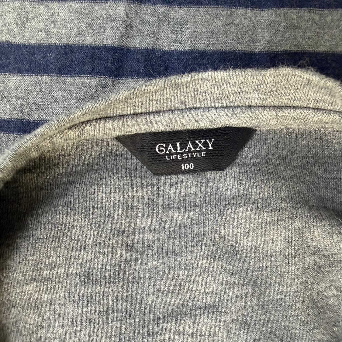 100 갤럭시 스트라이프 긴팔 티셔츠 0317T 상품이미지3