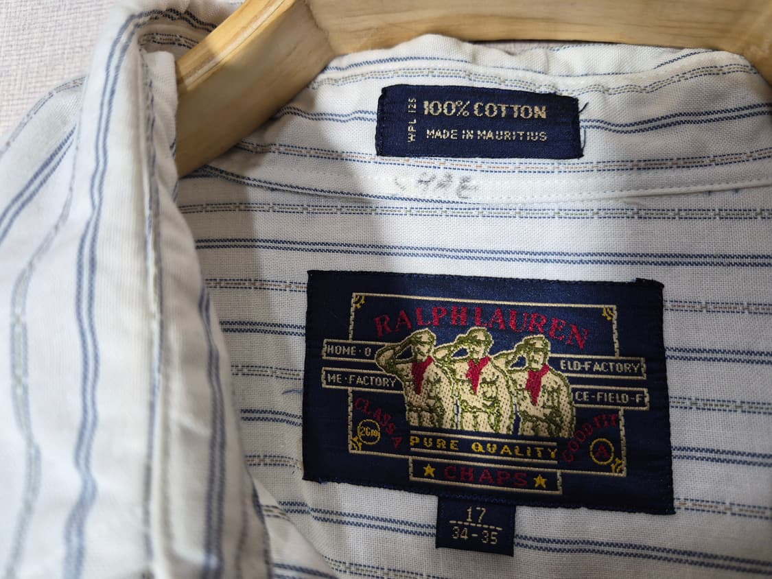 폴로 챔스80년대 클랙식 빈티지 셔츠( 17 / 34-35) 상품이미지8