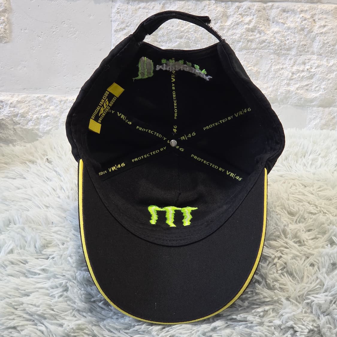 L6-6:몬스터 에너지x발렌티노 로시 VR46 캡 블랙 56-59cm 상품이미지6