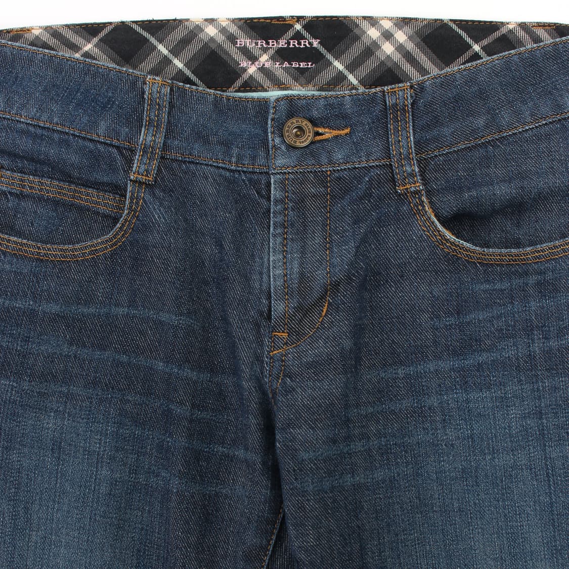 버버리 Burberry 빈티지 로고 자수 부츠컷 청바지 데님팬츠 상품이미지5