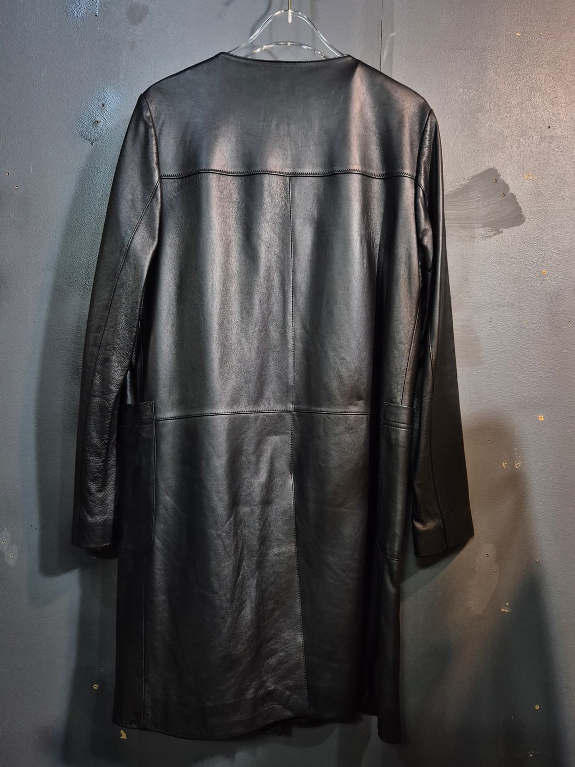 City Gee 여성 양가죽 코트 블랙 66 새거수준 상품이미지2