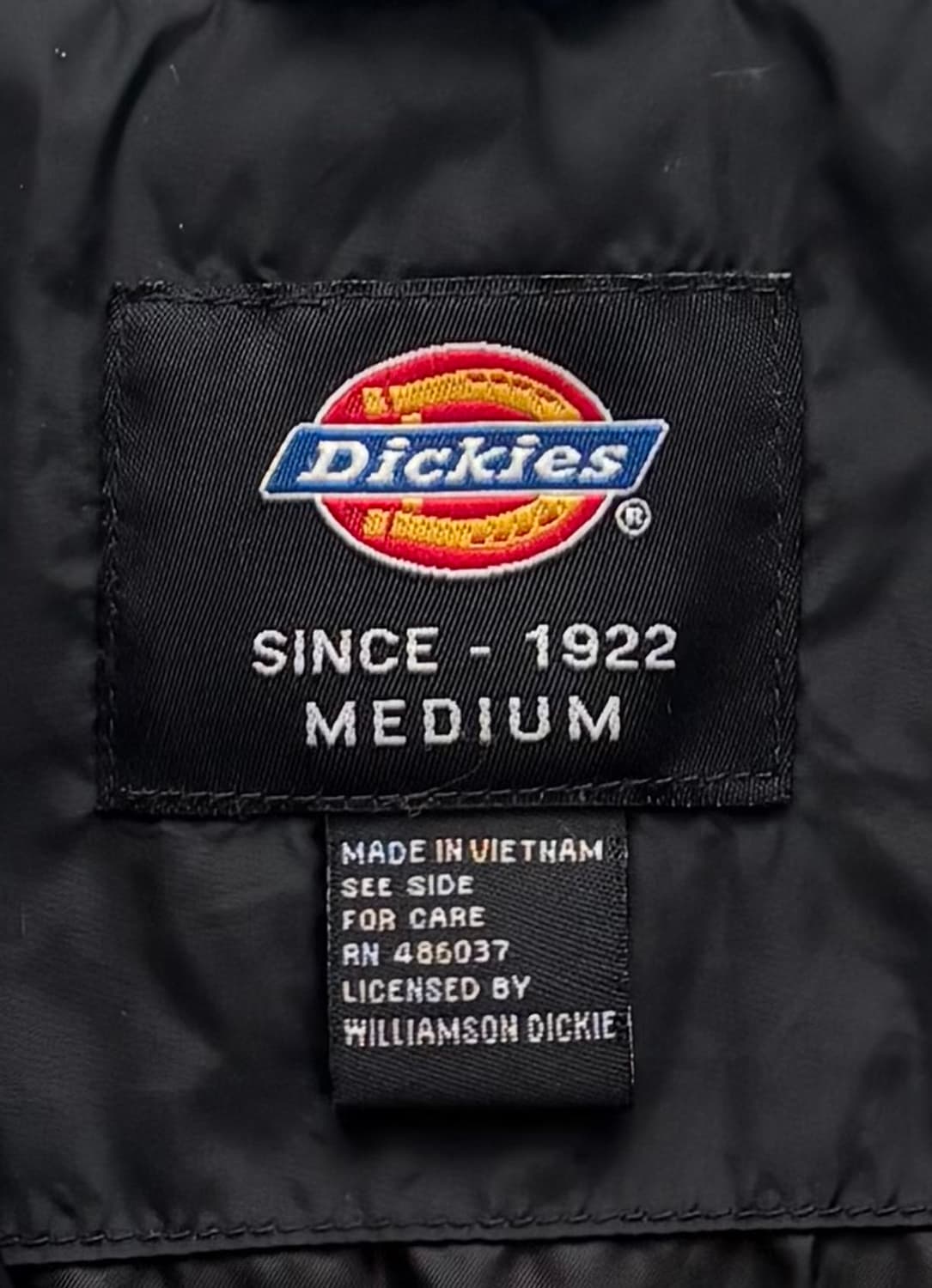 Dickies 디키즈 블랙 퀄팅 경량 패딩  상품이미지5