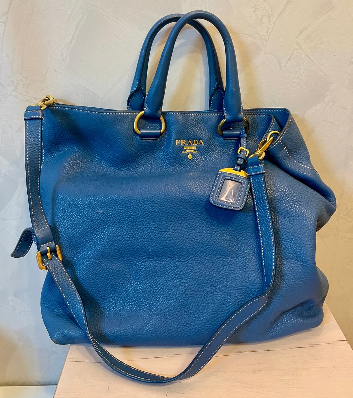 프라다 비텔로 다이노(Prada Vitello Daino) 투웨이백 상품이미지2