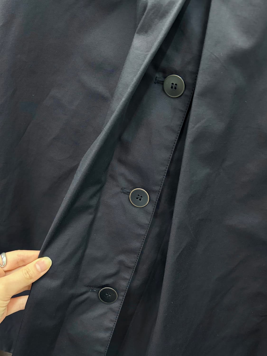 자라 베이직 트렌치 코트 후드 탈부착 바람막이 상품이미지7