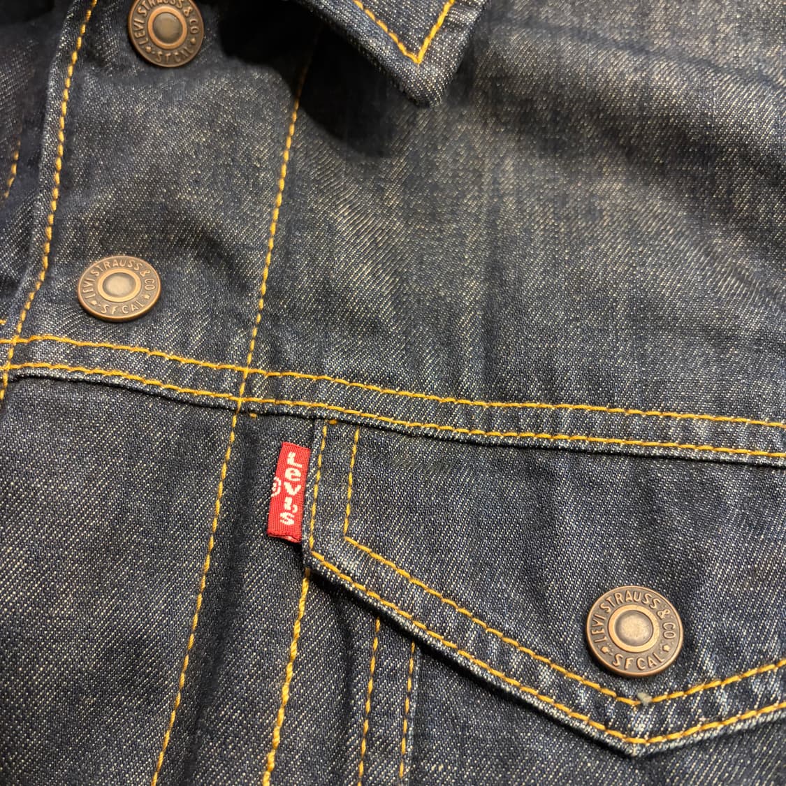 [M] 리바이스 다운 패딩 안감 데님 트러커 자켓 B285 상품이미지4