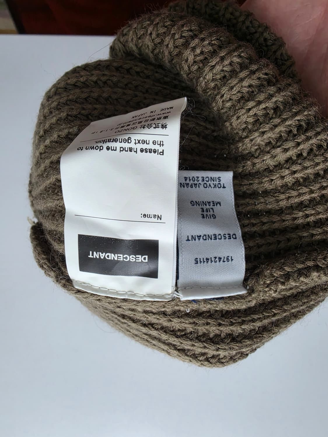 디센던트 울코튼 비니 상품이미지3