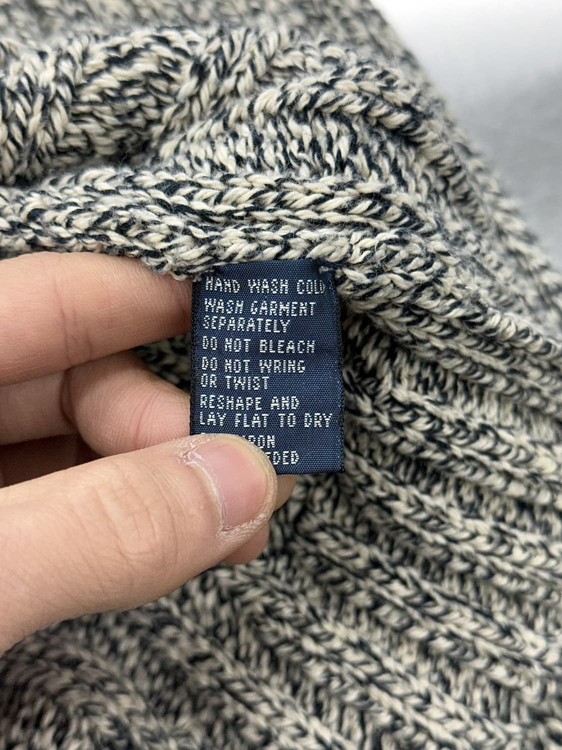 폴로 랄프로렌 블랙 앤 그레이 성조기 크루넥 니트 스웨터 상품이미지8