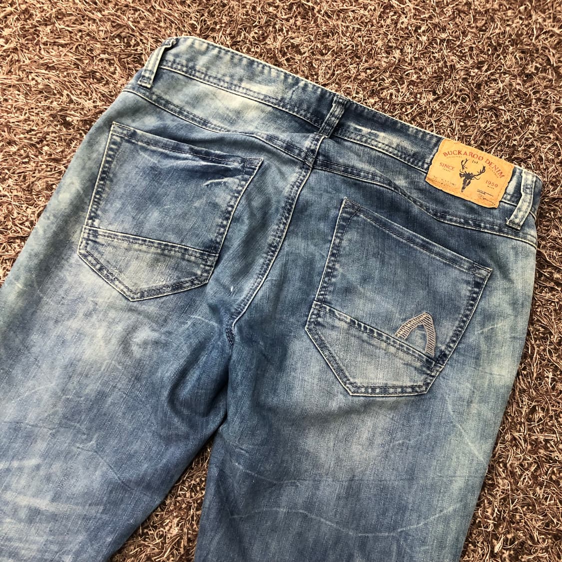 버커루 워싱 데님 팬츠 상품이미지4