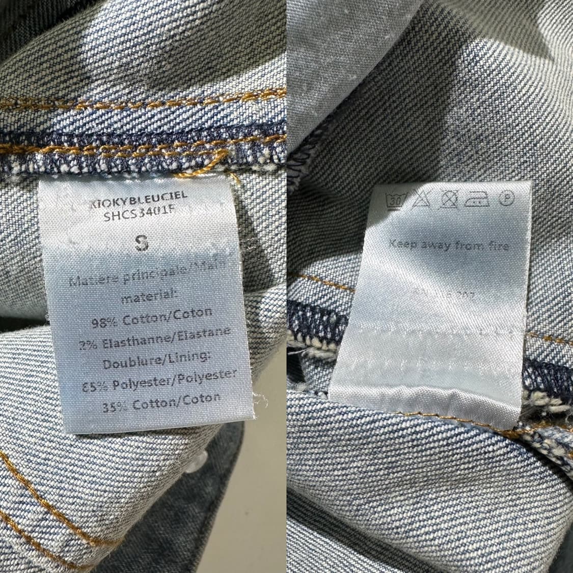 쟈딕 앤 볼테르 20ss 엠브로이드 데님 트러커 자켓 상품이미지9