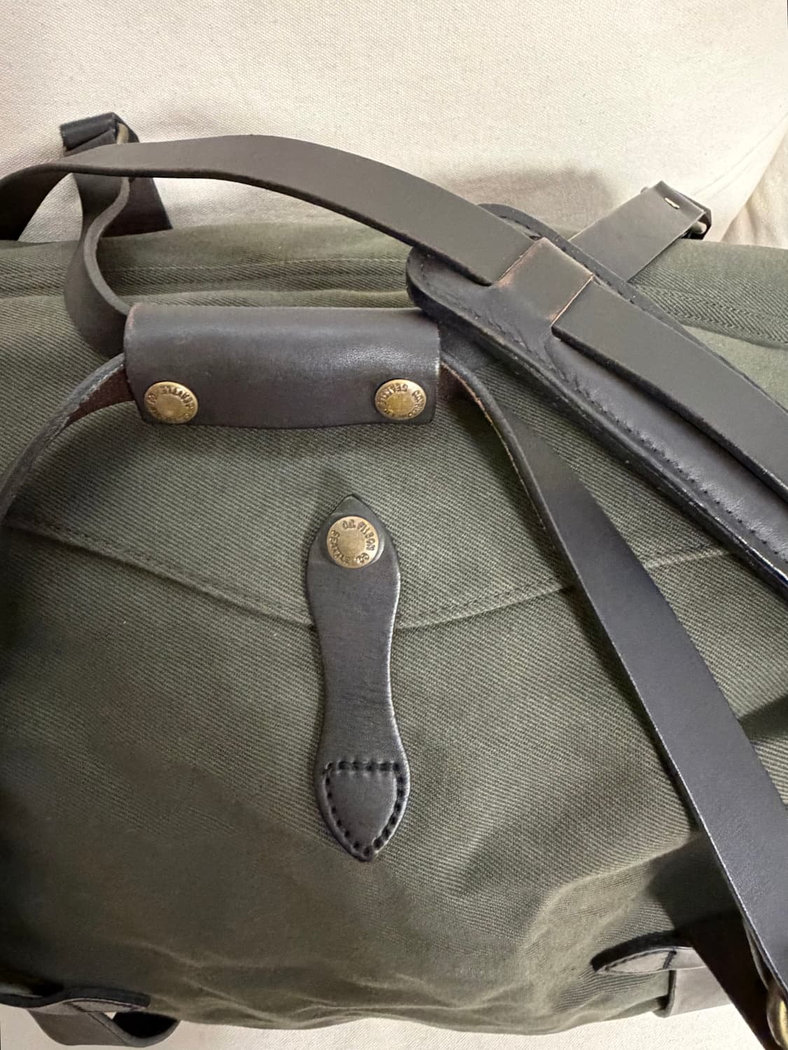 필슨 70222 미디움 더플백 (오터그린 / Made in USA) 상품이미지10