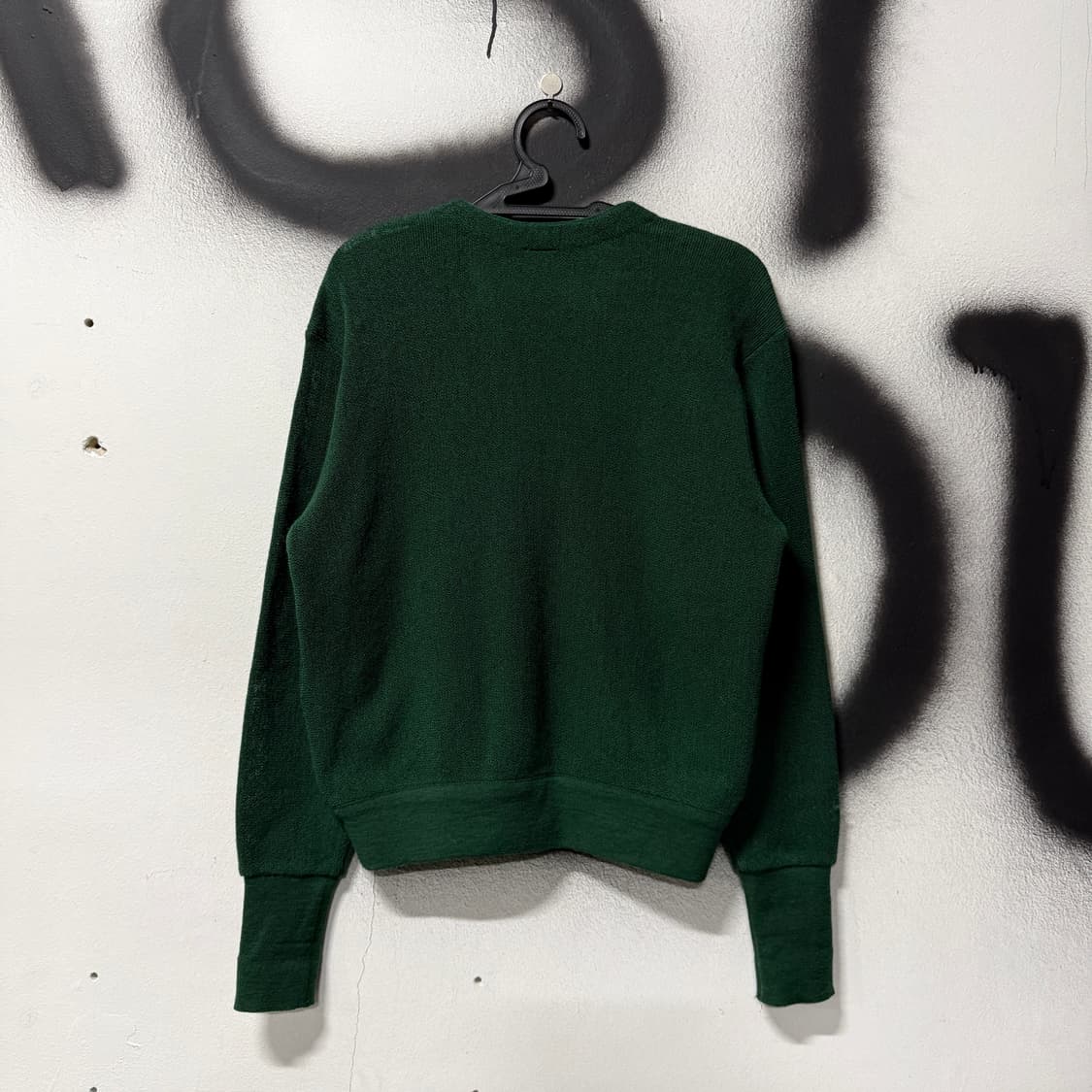 라코스테 자수 로고 100% 버진 울 크롭 가디건 상품이미지2