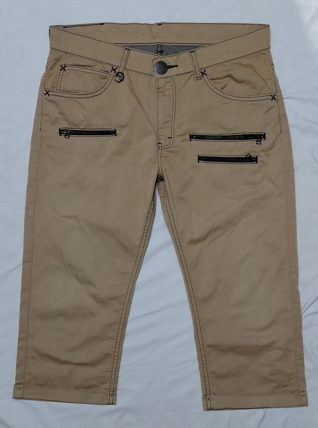 [34] Lee x Edwin Japan 멀티 지퍼 신치백 크롭 팬츠 상품이미지2