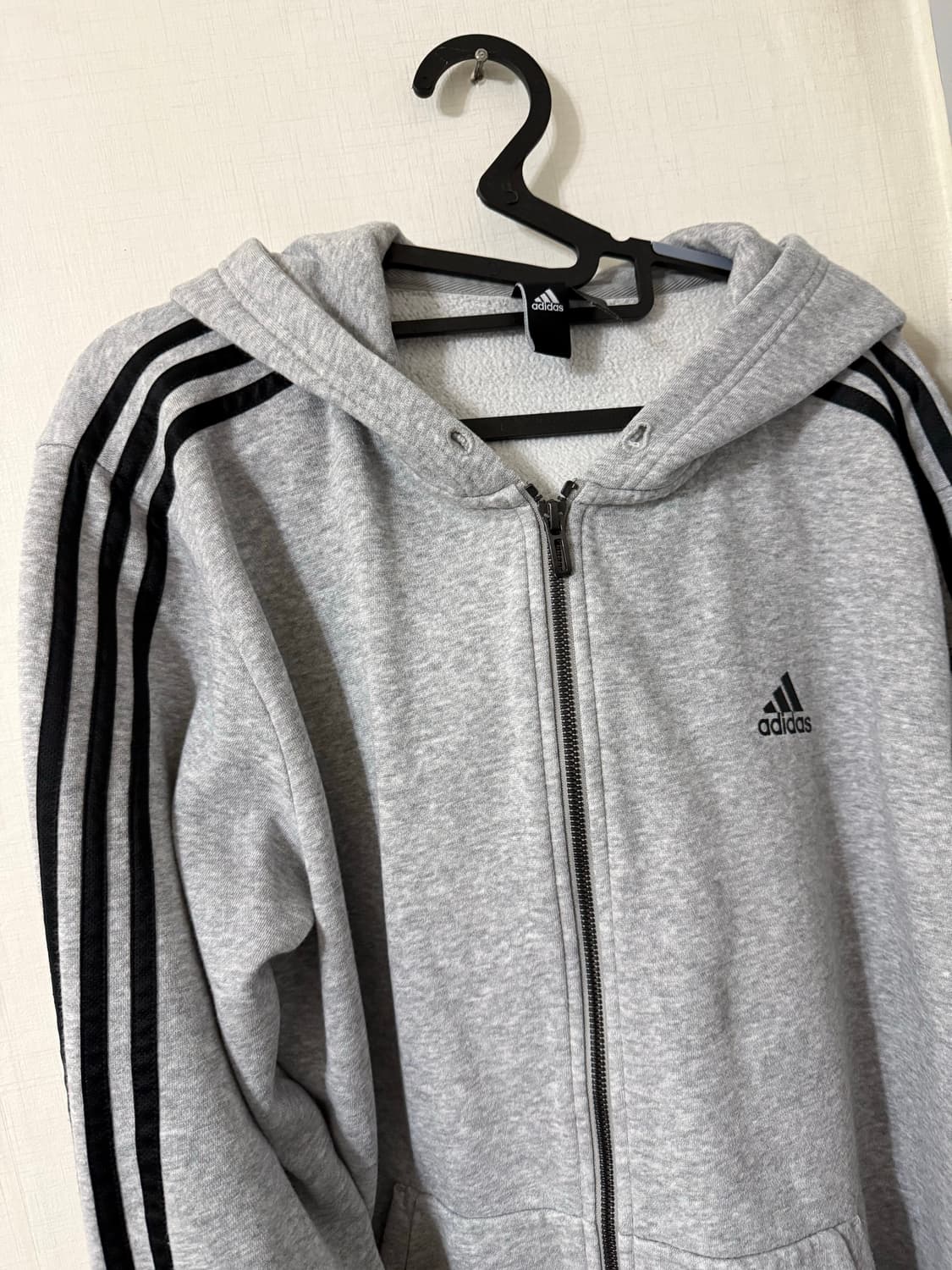 아디다스 그레이 후드집업 후드 상품이미지1