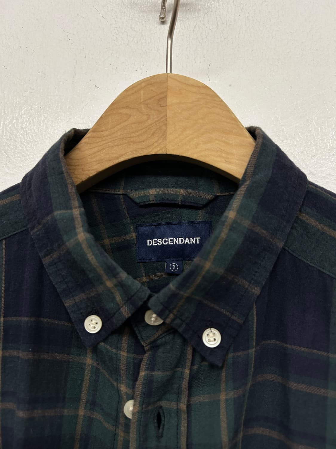 DESCENDANT 디센던트 체크셔츠 상품이미지3