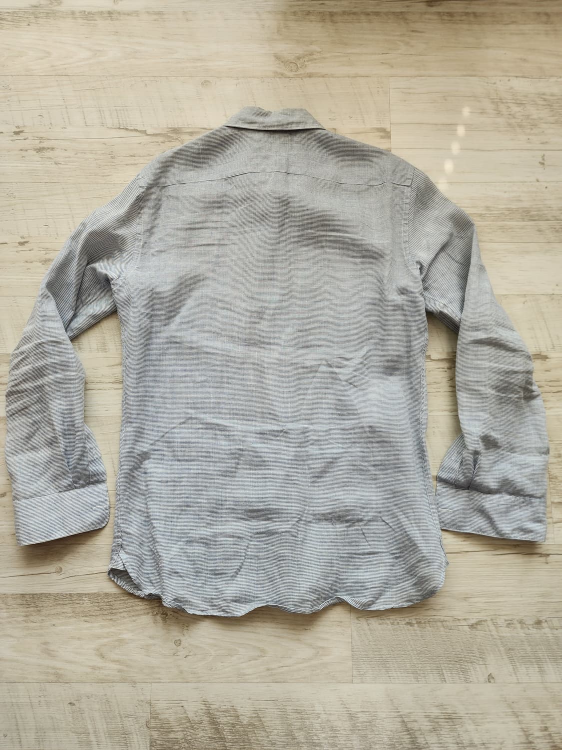 HAZZYS 헤지스 스트라이프 긴팔 셔츠 팜. 100사이즈 슬림핏 남방 상품이미지2