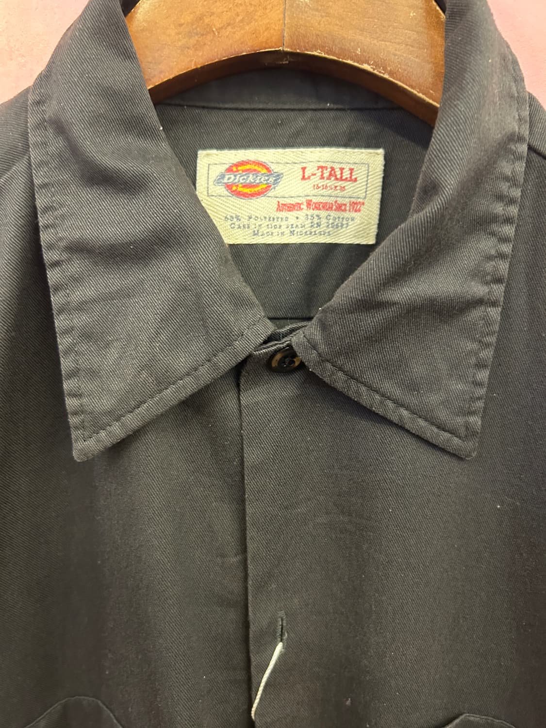 디키즈 긴팔 워크 셔츠 (블랙) 상품이미지3