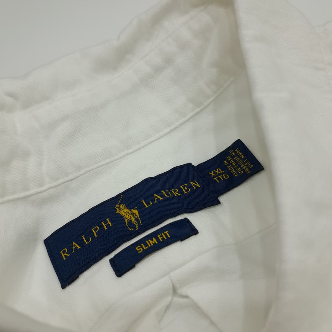Co586 2XL 폴로 랄프로렌 화이트 반팔 셔츠 남방 상품이미지4