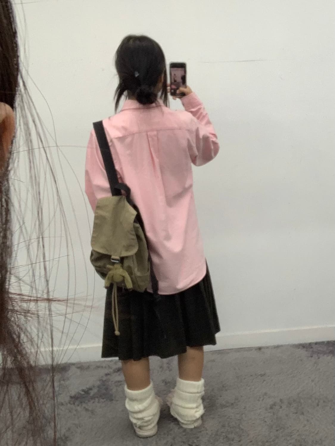 폴로 랄프로렌 빅포니 핑크 셔츠 상품이미지3