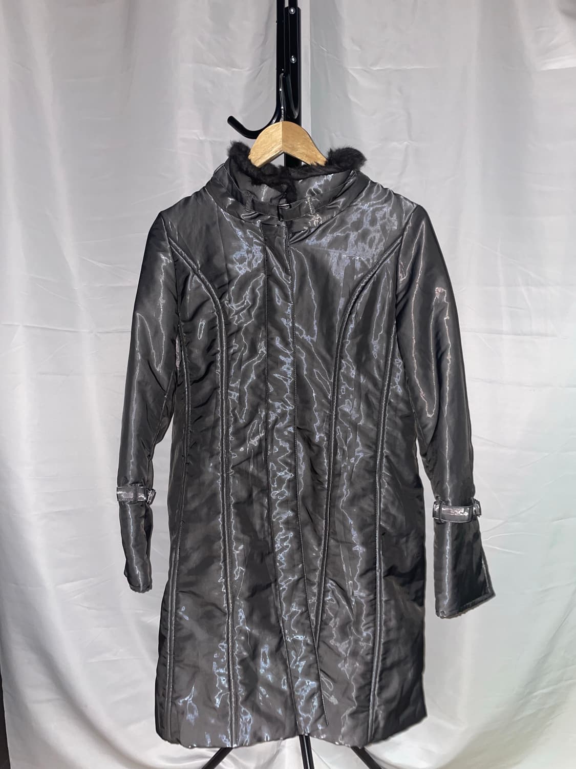 SPECCHIO METALIC FUR TRIM COAT 상품이미지2