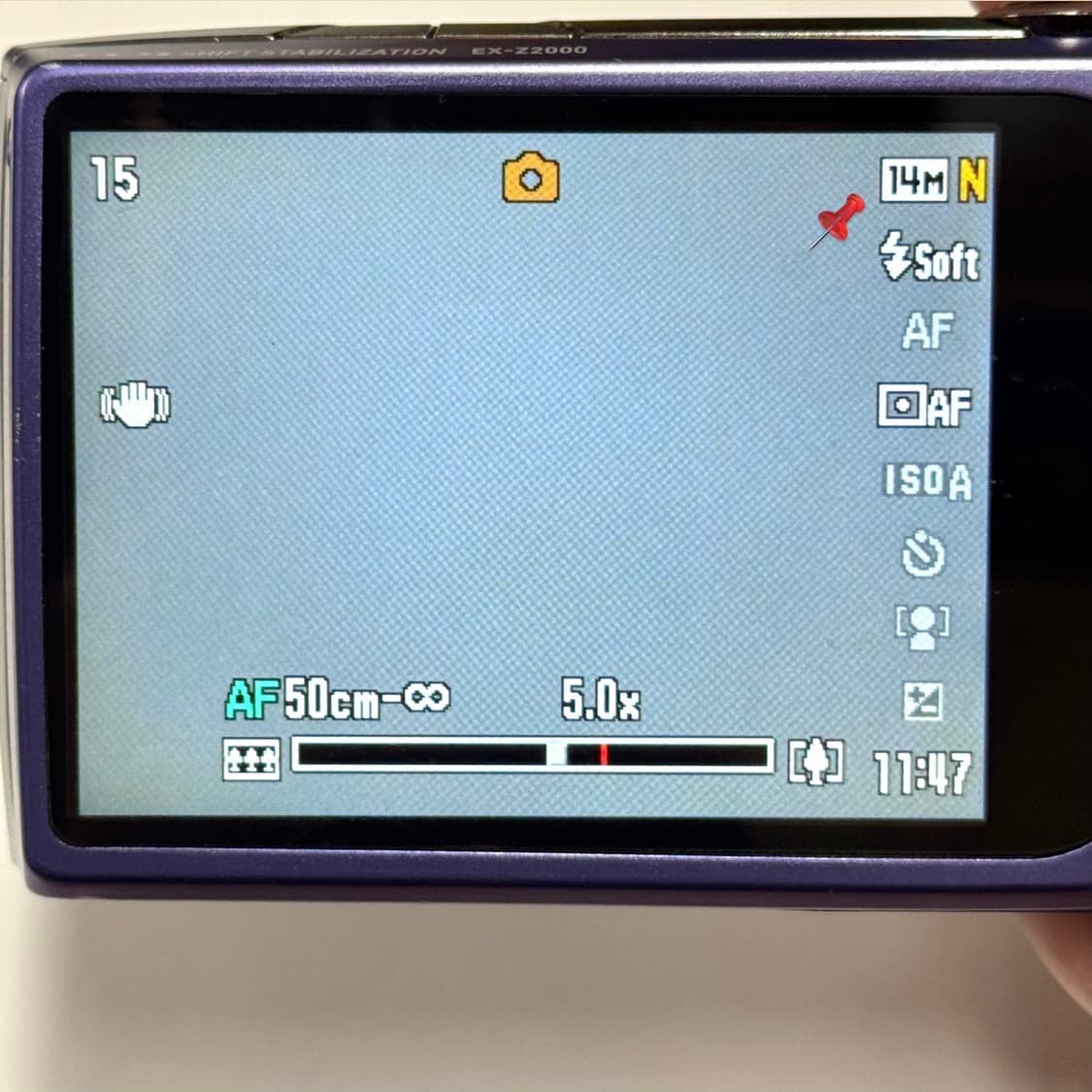 인물 메이크업모드)카시오 엑슬림 Z2000 💝Casio Exilim 상품이미지10