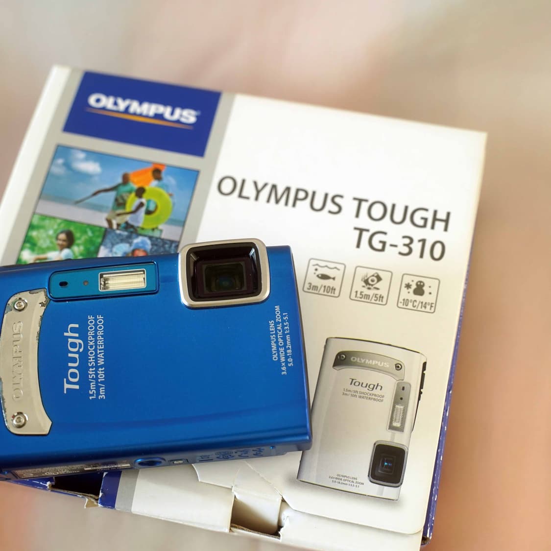 올림푸스 터프 TG-310 블루 Olympus Tough blue 상품이미지2