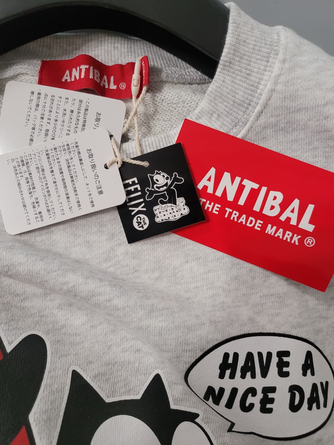 새상품/XL] 🇯🇵 일본 한정판 ANTIBAL x 펠릭스 서핑 맨투맨 상품이미지5